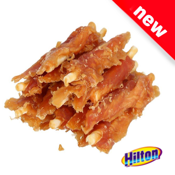 

Ласощі для собак Куряче філе на паличці 500г