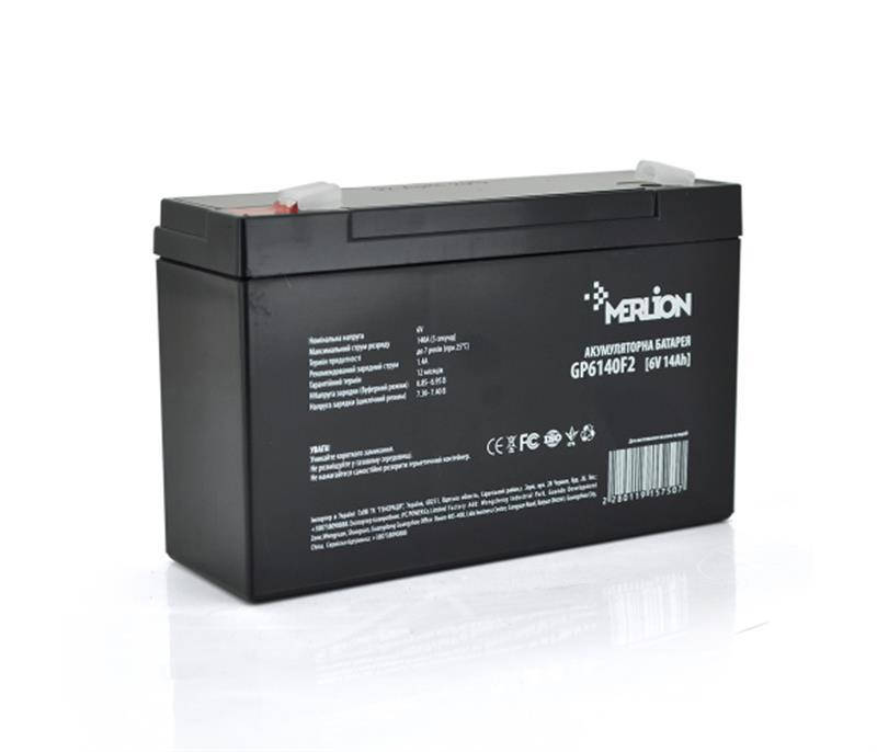 

Акумуляторна батарея Merlion LPM 6V 14AH AGM для дитячого електротранспорту