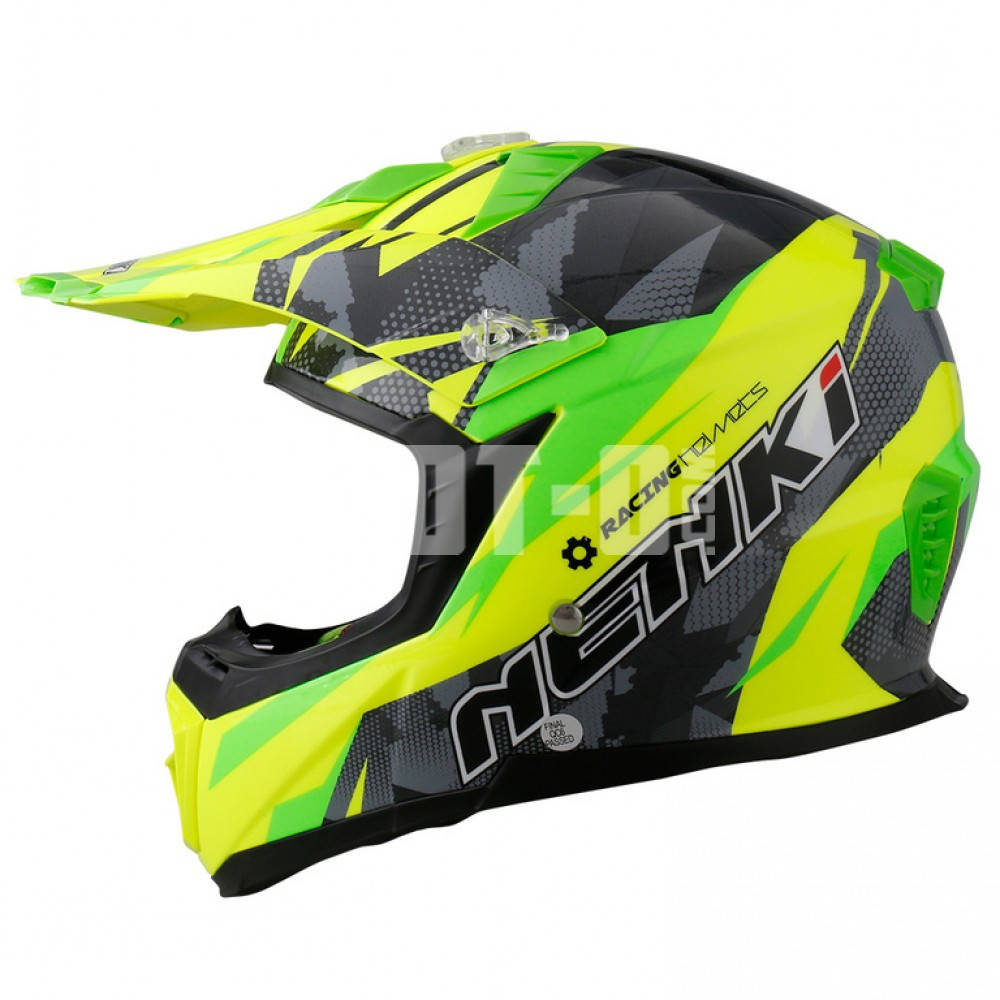 

Шлем NENKI MX-316, Кросс, Green Yellow Grey