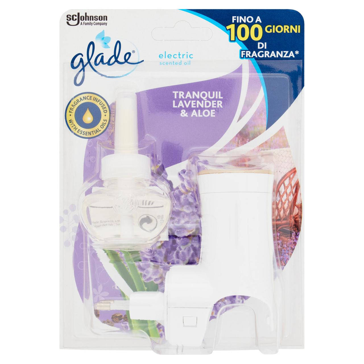 

ЭЛЕКТРИЧЕСКЙ ДИФФУЗОР ОСВЕЖИТЕЛЬ GLADE ЛАВАНДА-АЛОЕ 100 ДНЕЙ