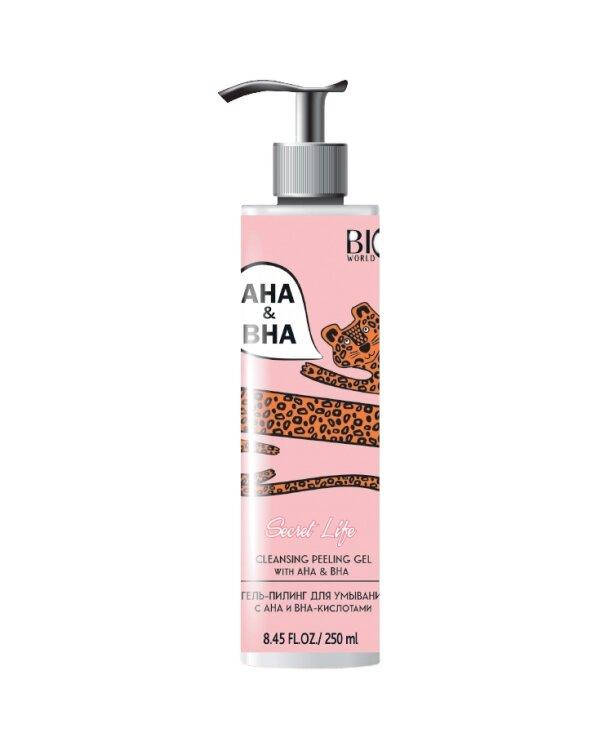 

Гель-пилинг для умывания с AHA и BHA кислотами