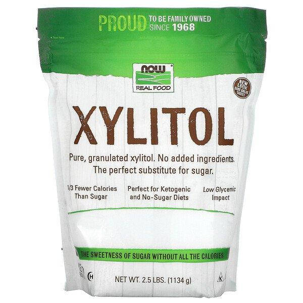 

Ксилитол NOW Foods, Real Food "Xylitol" сахарозаменитель (1134 г)
