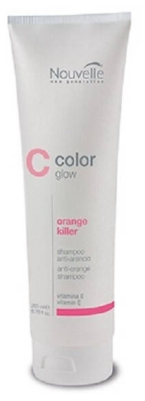 

Шампунь против желтизны волос Nouvelle Orange Killer Shampoo 200мл.