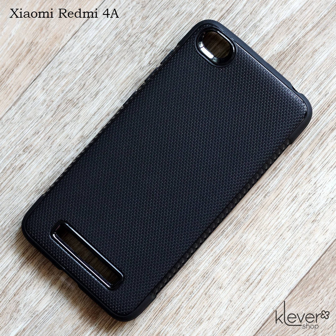 

Матовый силиконовый чехол для Xiaomi Redmi 4A (черный)