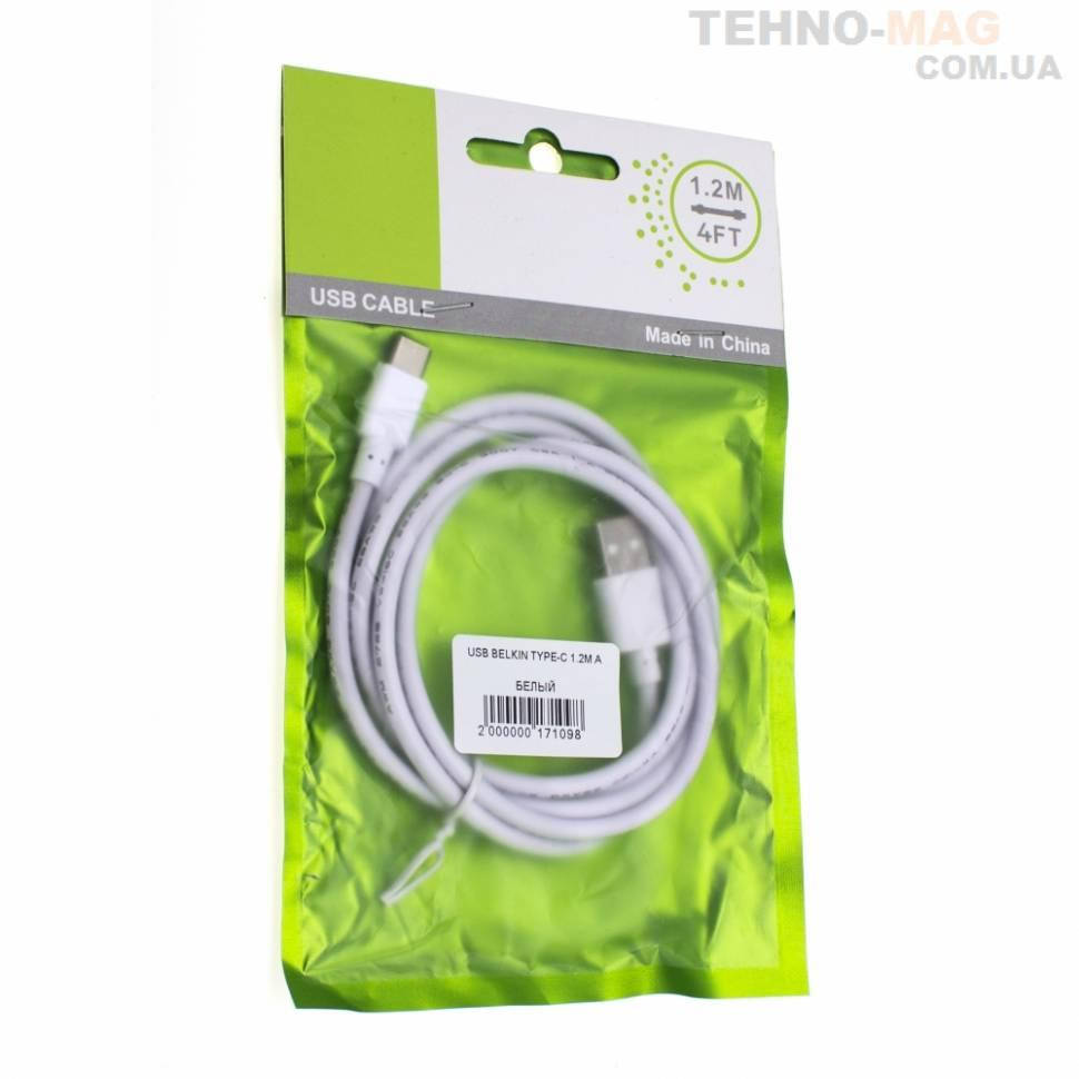 

Кабель USB TYPE C BELKIIN зарядка и передача данных.