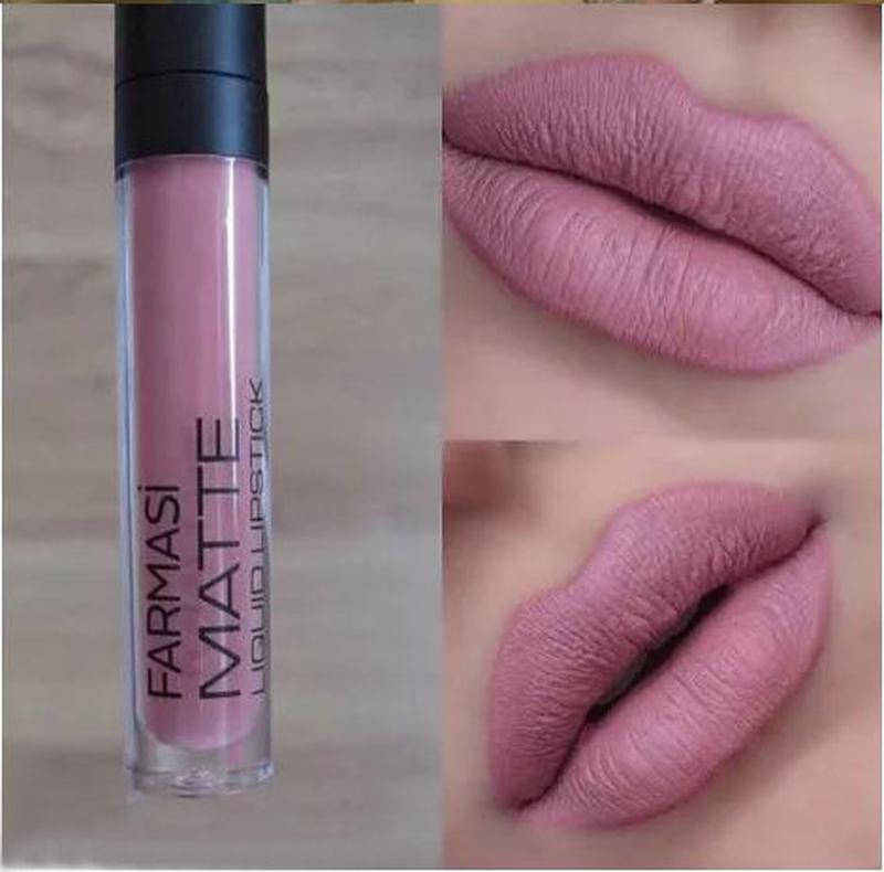 

Стойкая жидкая матовая помада 01 не оставляет следов Farmasi