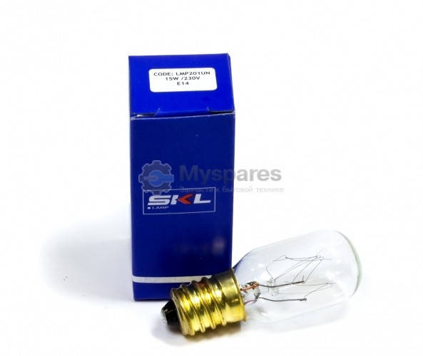 

Лампочка для холодильника E14 15W 230V SKL LMP201UN