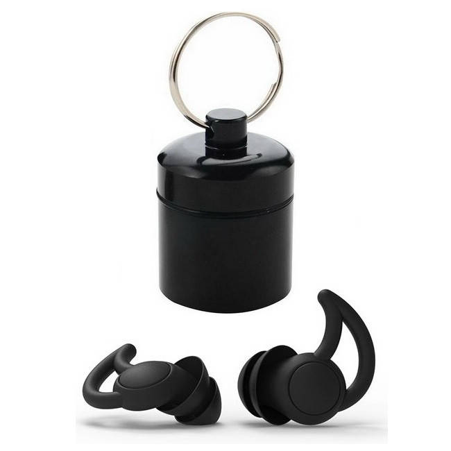 

Универсальные беруши для работы, для сна Silenta ProPlugs Black, 2 flange