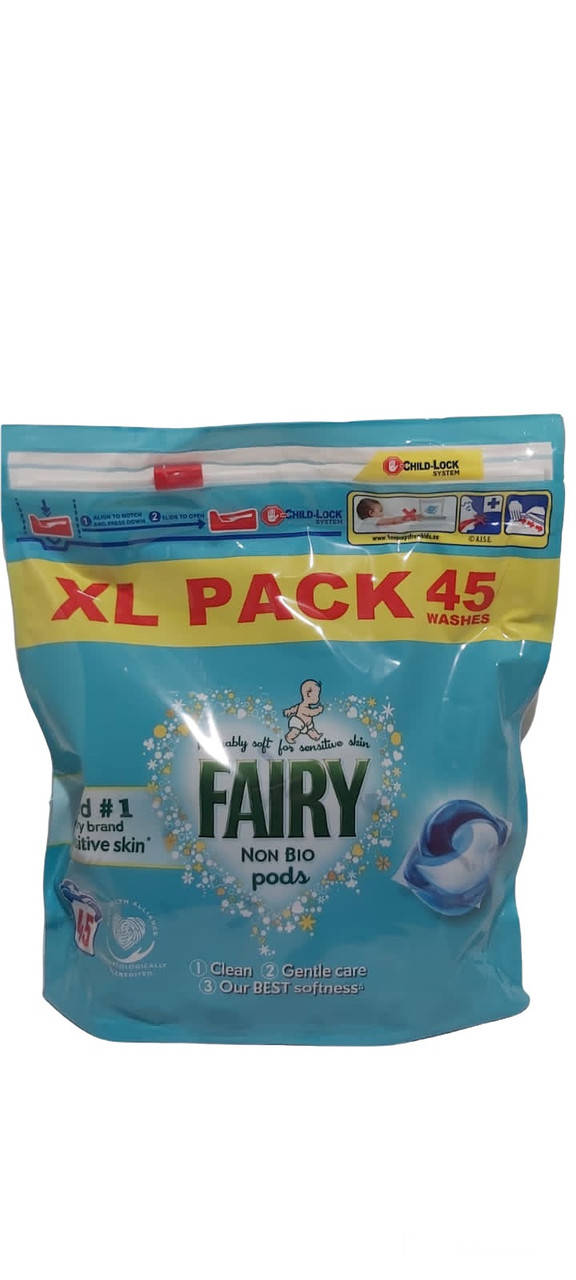 

Капсулы Fairy Non Bio для стирки детского белья, 45 стирок