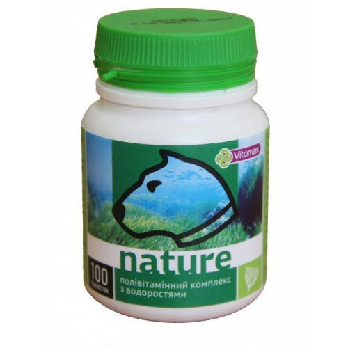 

VITOMAX Nature Поливитаминный комплекс для собак с водорослями 100 таб.