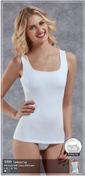 

Майка с чашечками Doreanse Shape 9399 XL, Белый