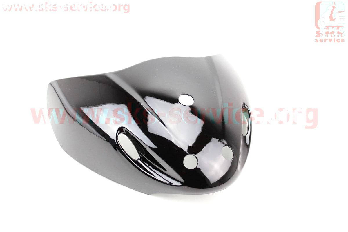 

Пластик передний верхний под рулем черный на мопед Active