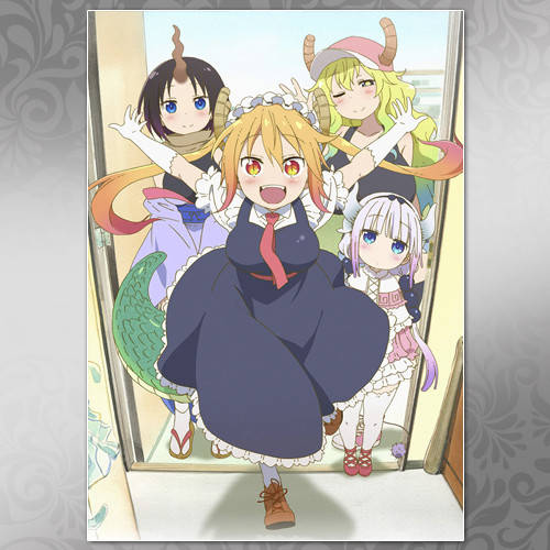 

Плакат Аниме Kobayashi-san Chi no Maid Dragon 11