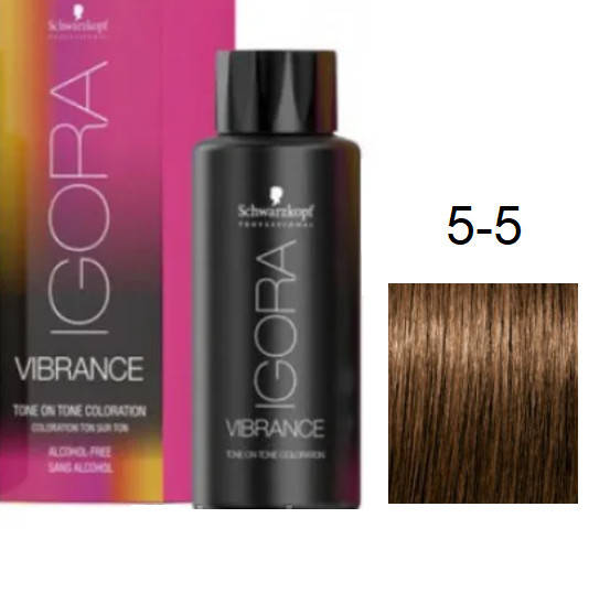 

Краска для волос Schwarzkopf igora Vibrance безаммиачная 5-5 Светло-коричневый золотистый 60 мл