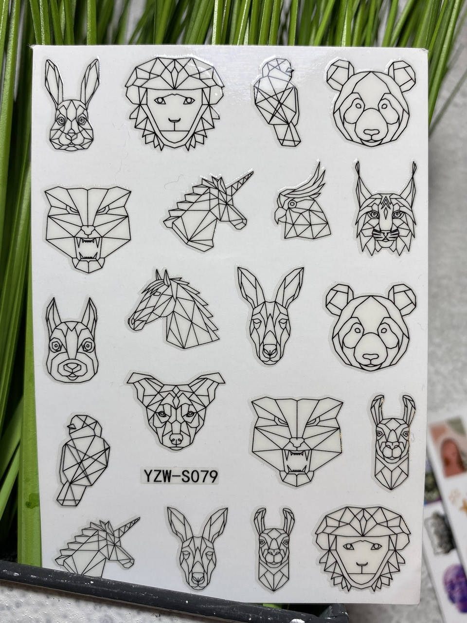 

Наклейки для дизайна ногтей YZW-S079