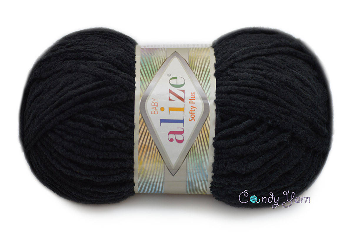 

Alize Softy Plus, Черный №60