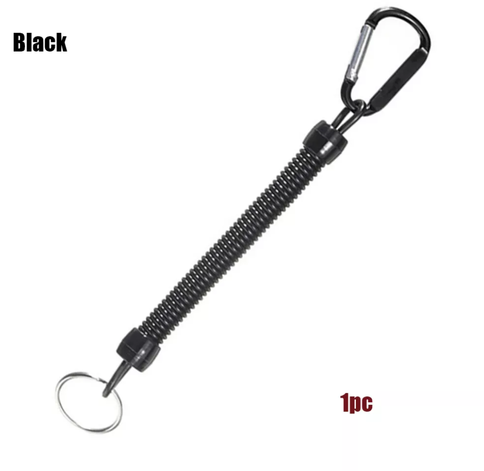 

Страховочный поводок шнур непотеряйка с карабином 18см для ключей, ножей, фонарей, раций FT83BB