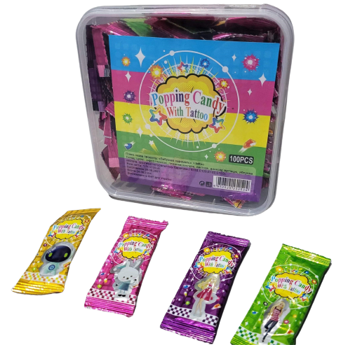 

Стреляющий сахар Popping Candy 100 шт