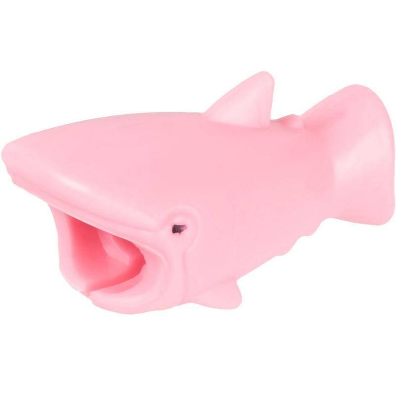 

Защита USB Кабеля Bite Shark, Розовый