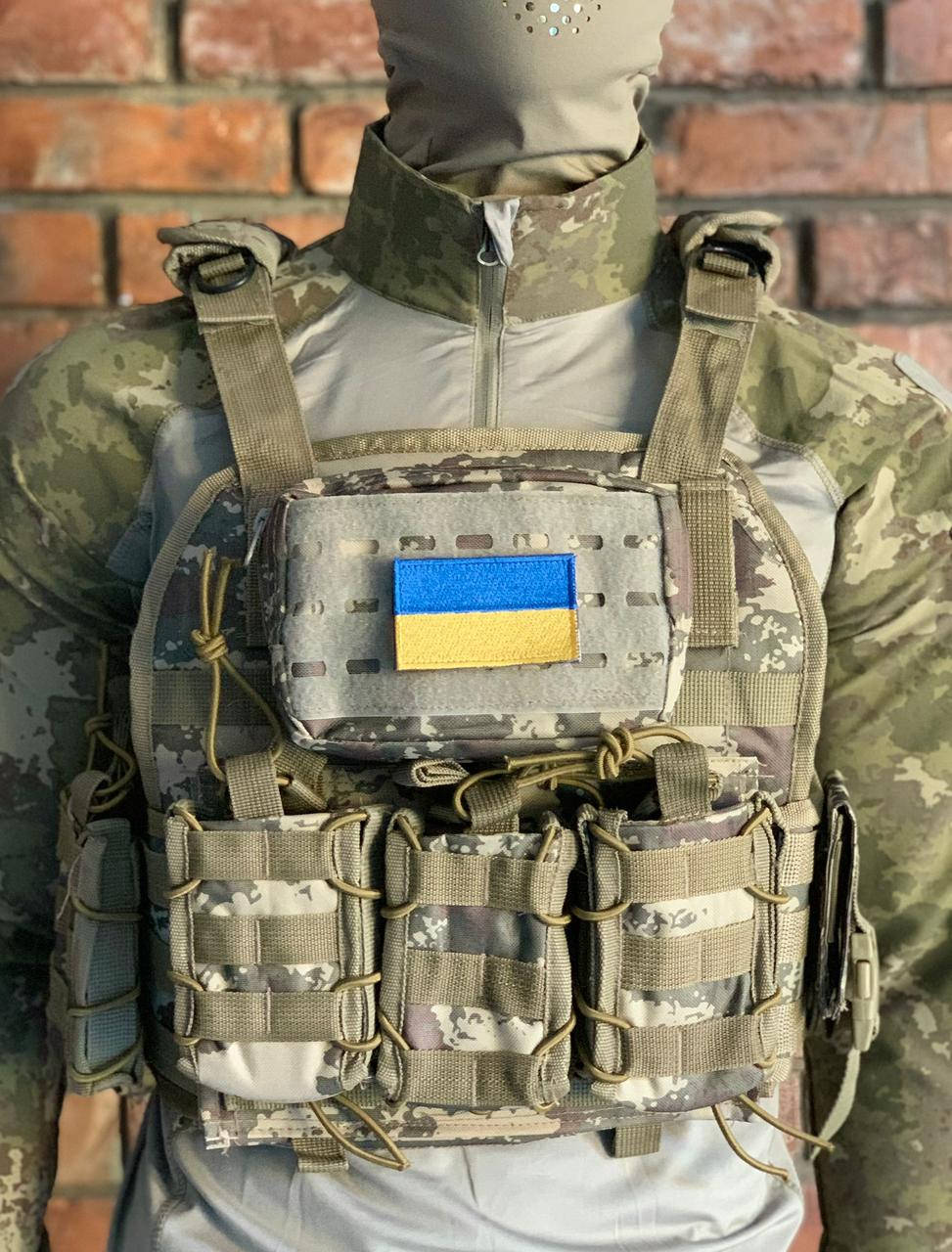 

Разгрузка тактическая плитоноска Attack Камуфляж