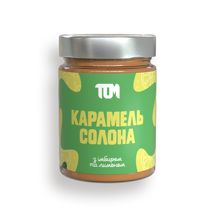 

Карамель солона з імбиром та лимоном ТОМ 300 г