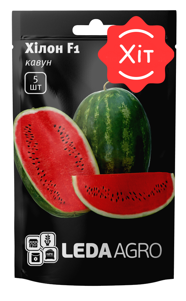 

Хілон F1 5 шт Leda Agro Кавун Насіння (Хилон F1 Арбуз Семена)
