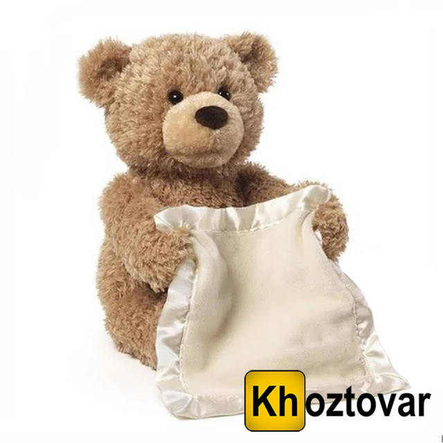 

Детская интерактивная игрушка мишка Peekaboo Bear, Коричневый