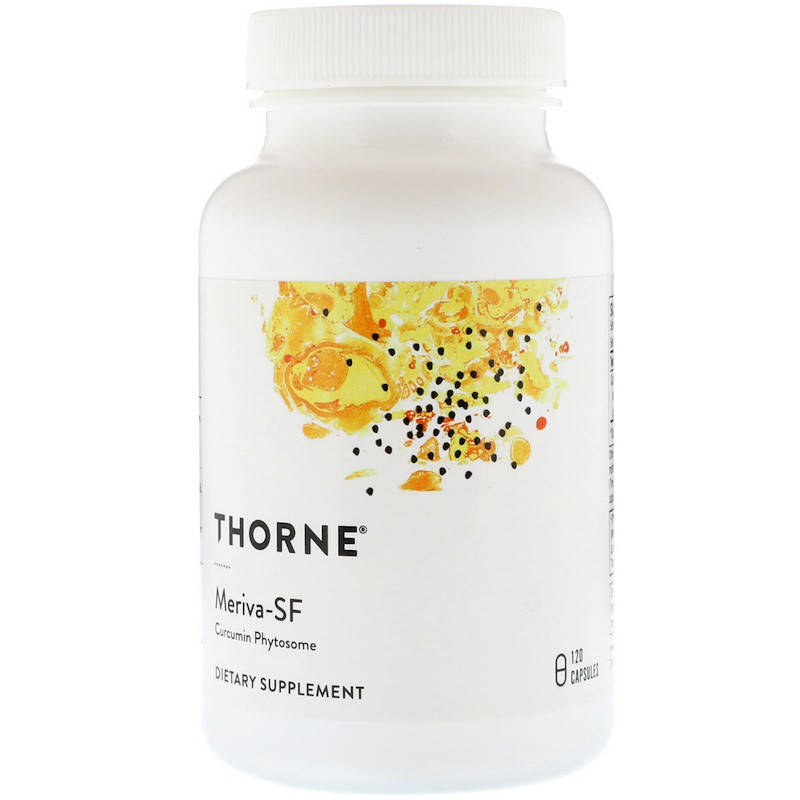 

Куркумин, Meriva 500-SF, Thorne Research, 120 капсул (THR-00484)