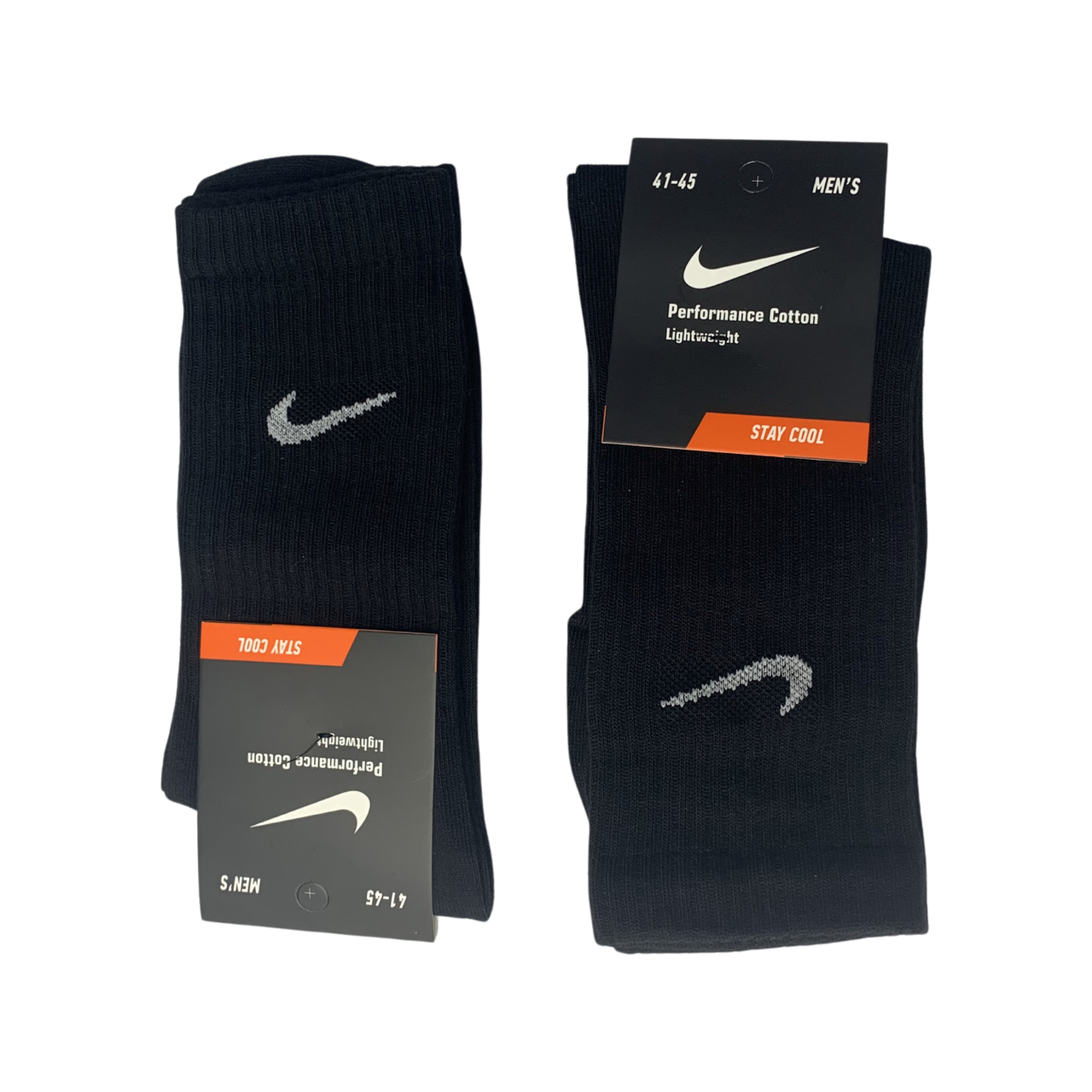 

Носки Nike (Турция) чёрные высокие спортивные носки Найк тренировочные с логотипом