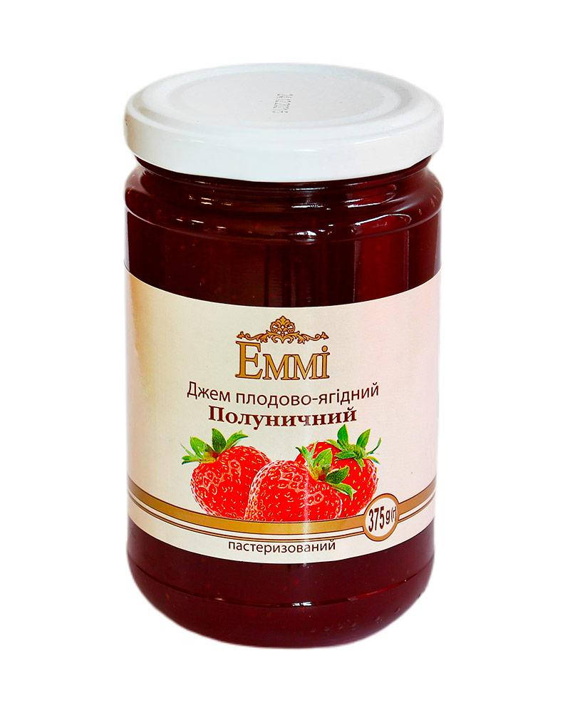 

Джем плодово-ягодный Клубничный Emmi, 375 г