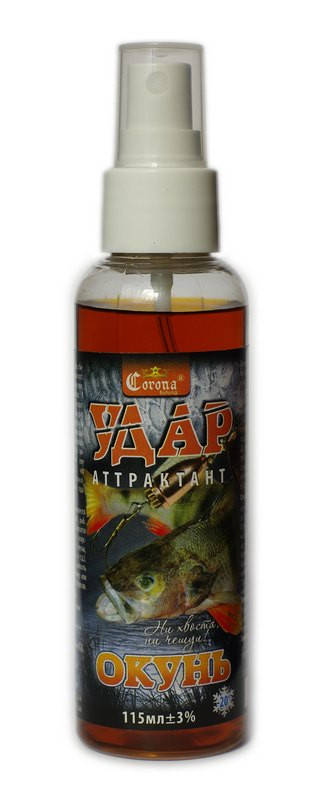 

Аттрактант Удар (спрей) "Corona" 115мл Окунь