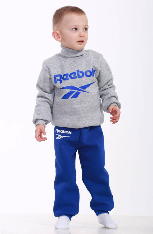 

Костюм спортивный детский с высоким горлом для мальчика трехнитка