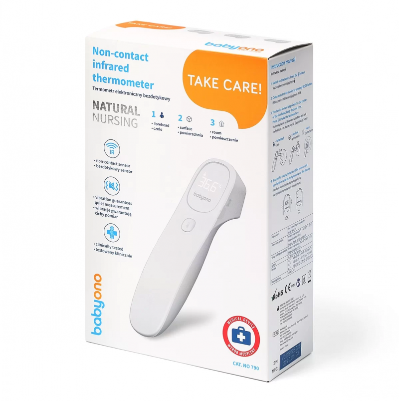 

Электронный бесконтактный термометр Natural Nursing 790 Baby Ono