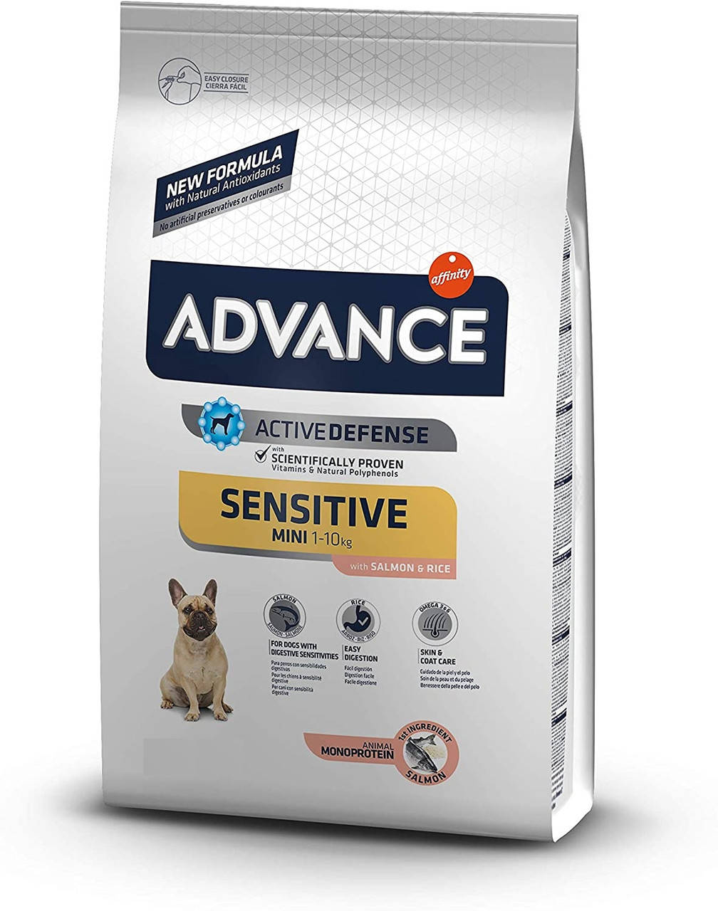 

Advance Sensitive Mini Salmon Сухой корм с лососем для собак мелких пород 1,5 кг
