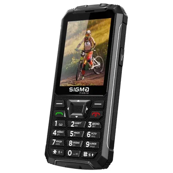 

Кнопочный телефон Sigma mobile X-treme PT68 Black, Черный