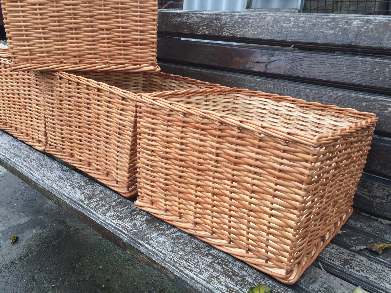 

Корзина (короб) плетеная для хранения 40х30 с высотой борта 25 см, Песочный