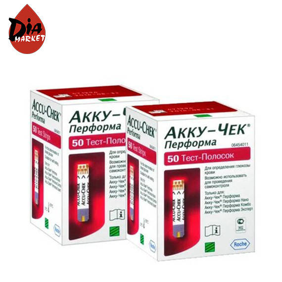 

Тест-полоски Акку-Чек Перформа (Accu-Chek Performa) - 100 шт.