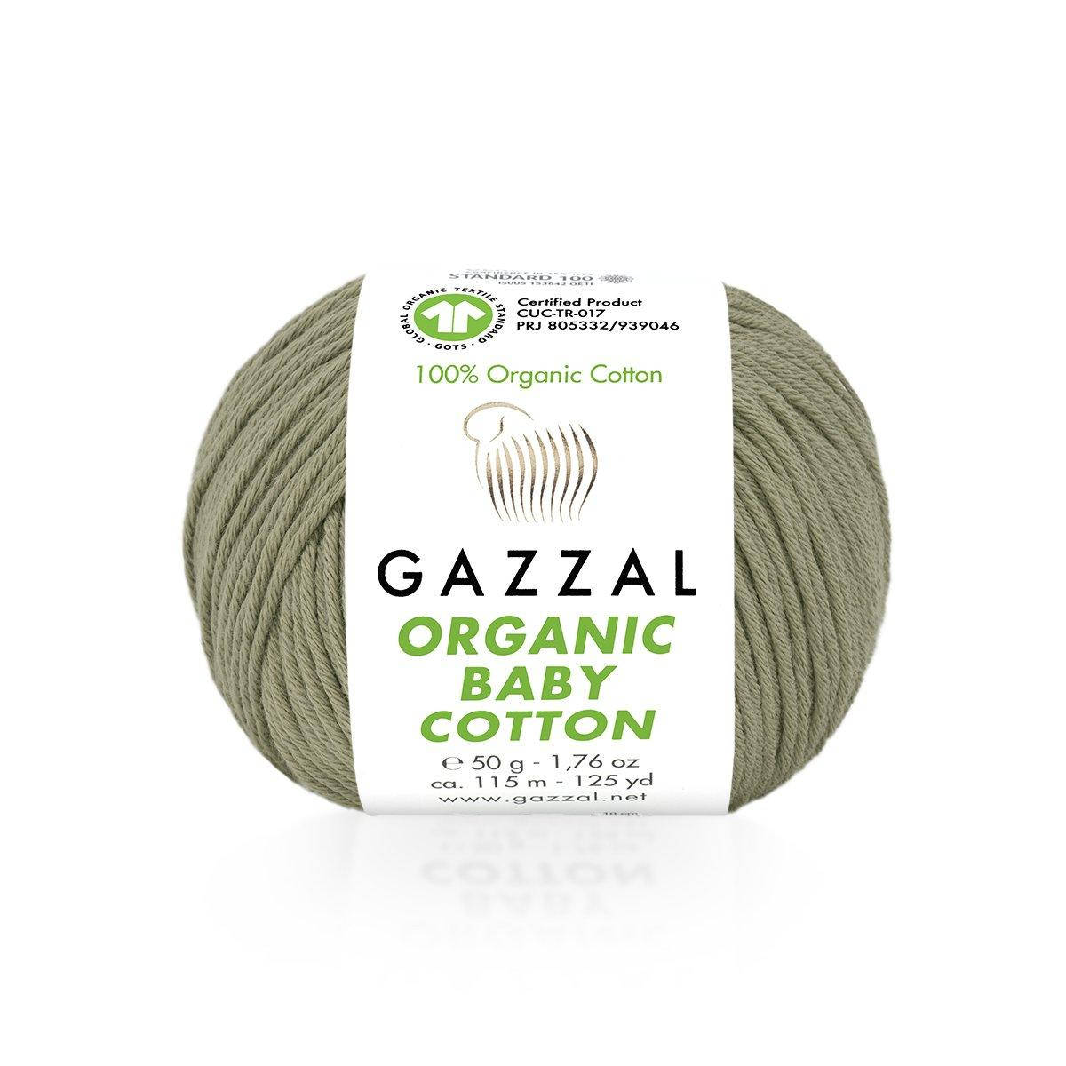 

Gazzal Organic Baby Cotton № 431 оливковый