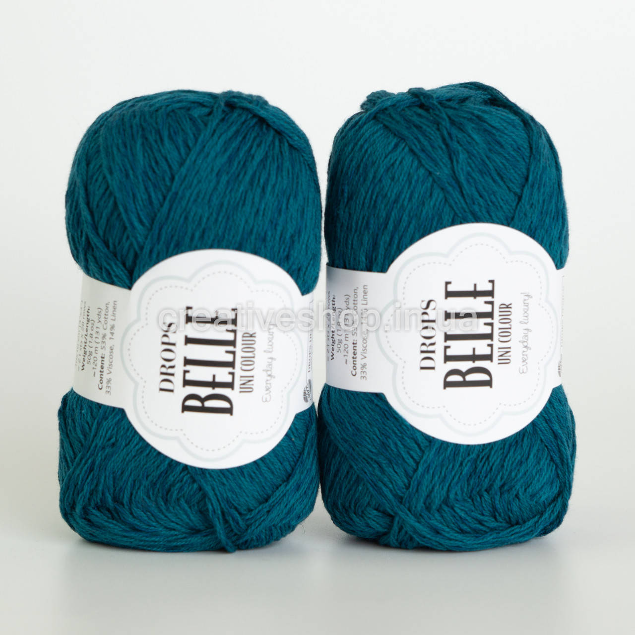 

Пряжа Drops Belle (цвет 17 petrol)