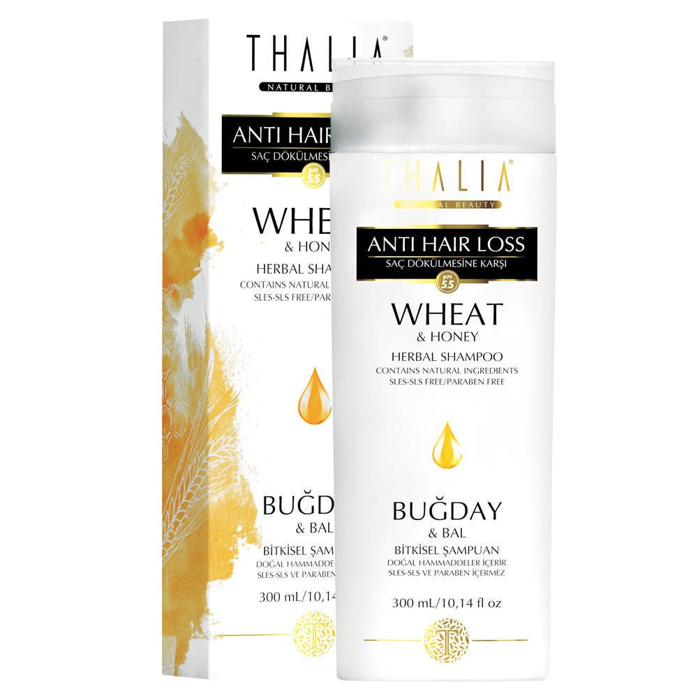 

Безсульфатный шампунь для окрашенных волос с медом и протеинами пшеницы THALIA, 300 мл