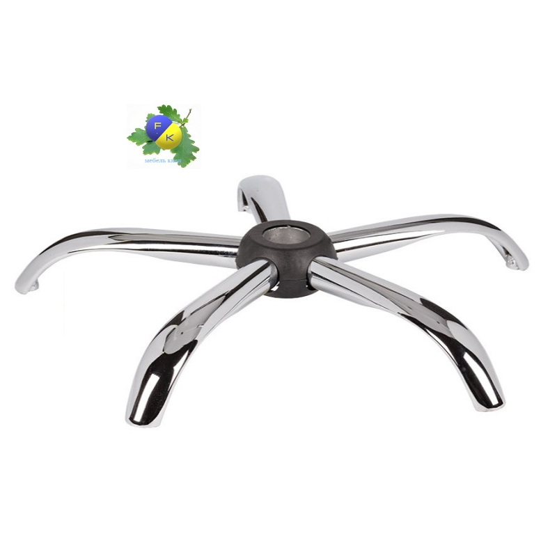 

Крестовины для офисных кресел стульев металлические хромированные CRB-02 700 мм