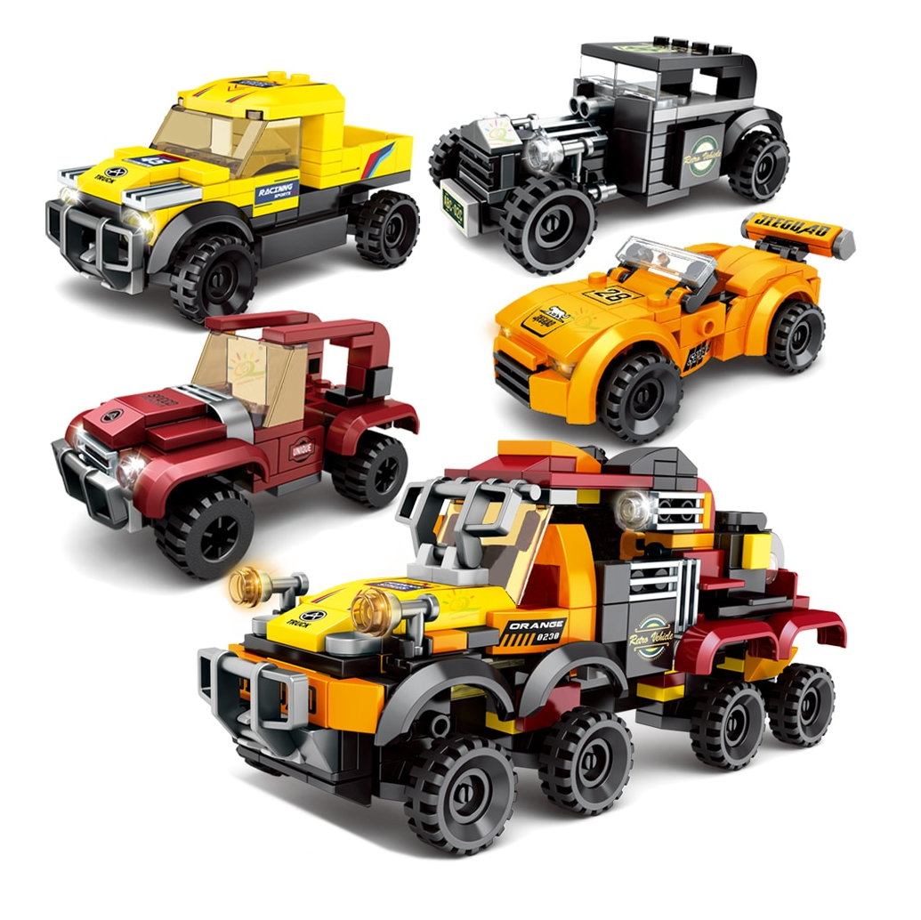 

Конструктор Pinxing H101-09 "Гоночный автомобиль" 4 в 1, 359 деталей, Разные цвета