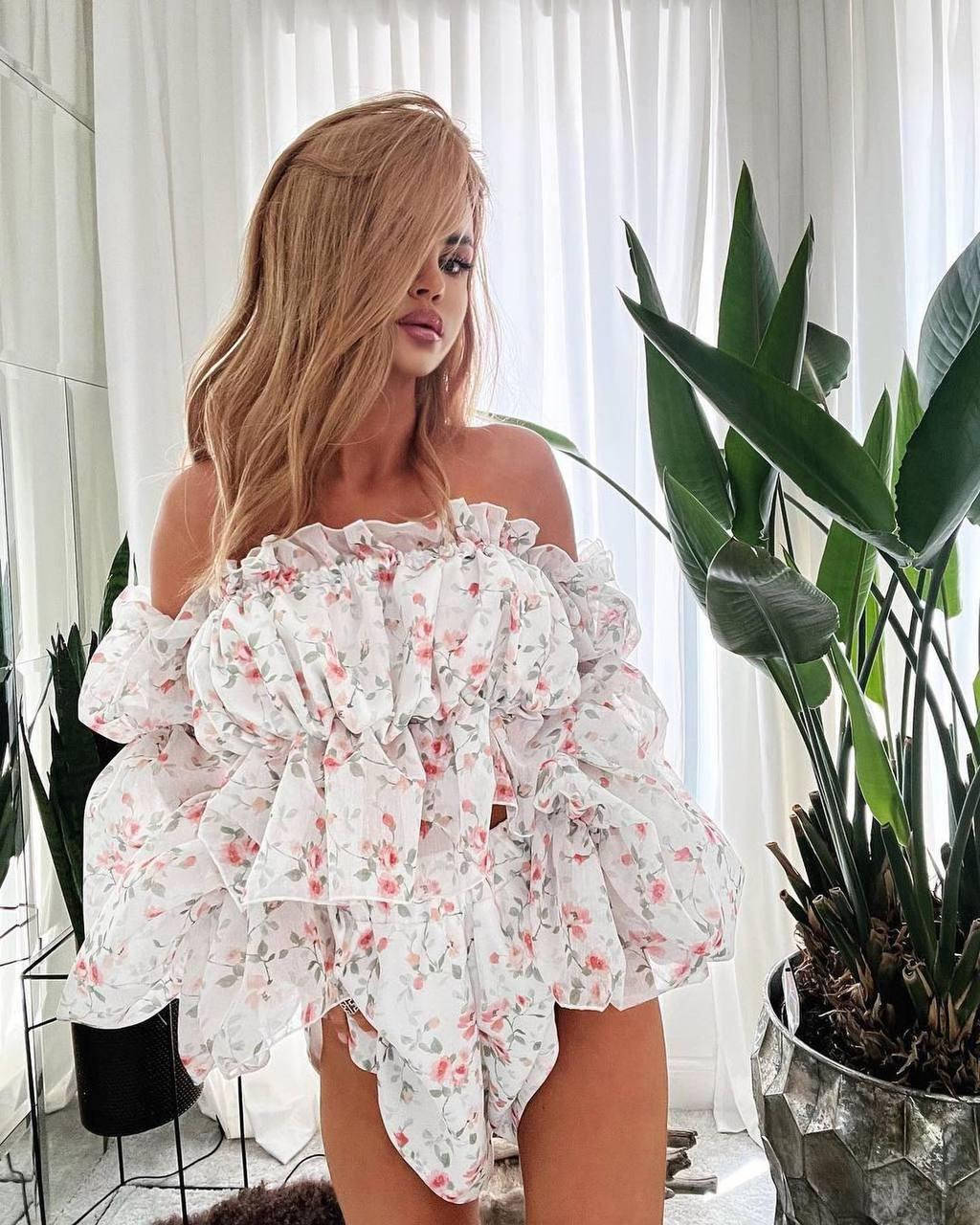 

Женский костюм FN- 0469 р: универсальный 42-46, Белый