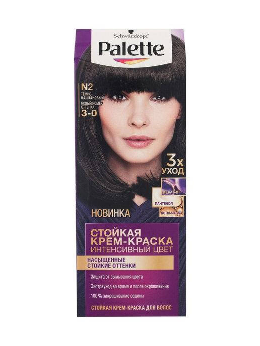 

Краска для волос Palette 3-0 (Тёмно-каштановый)