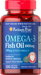 

Омега-3 Fish oil 1000мг (100капс)