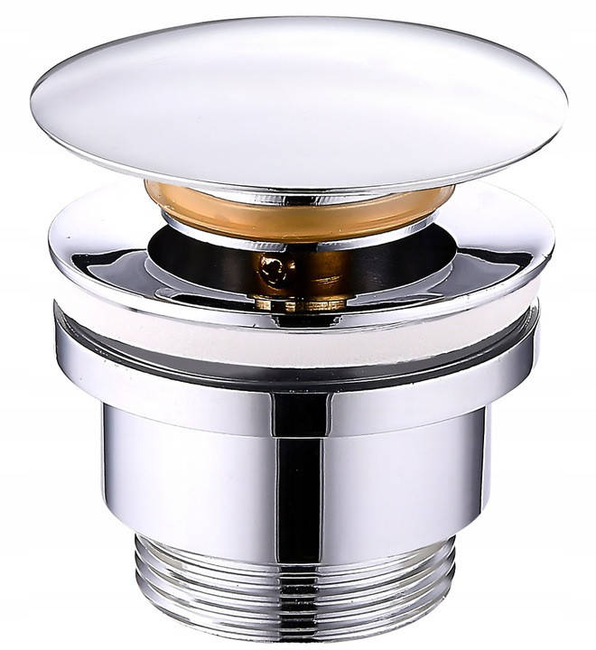 

Хромовый донный клапан Mexen клик-клак универсальный, Хром