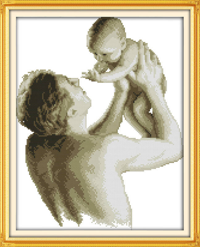 

Набор для вышивания крестом с печатью на ткани Отцовская любовь R375/2 11СТ