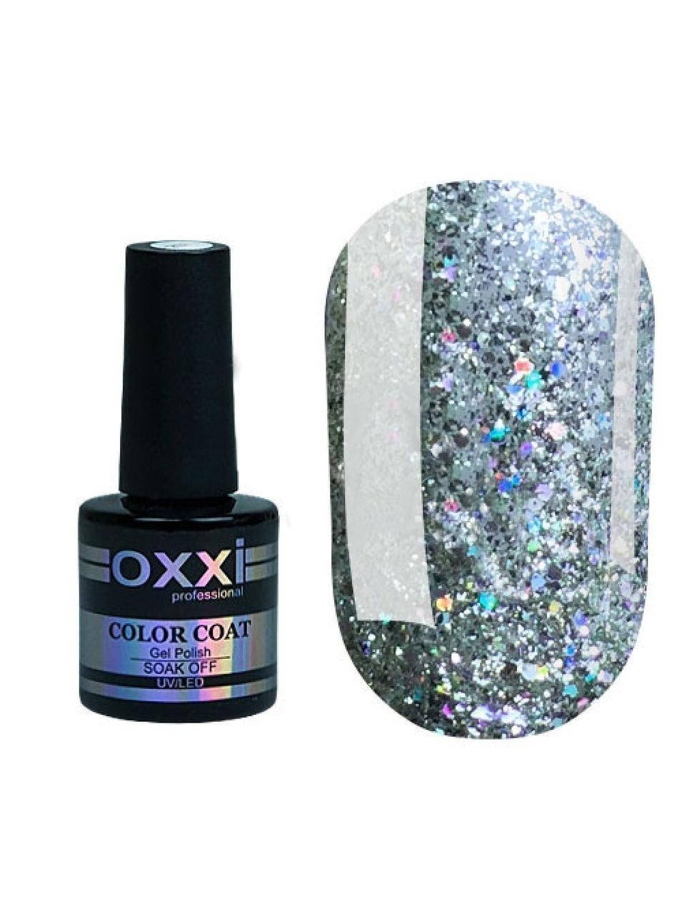 

Гель-лак Oxxi Star Gel №003 (Серебристый, с блестками и слюдой) 10 мл