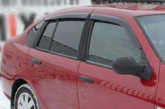

Дефлекторы окон (ветровики) Renault Symbol 2 2008-2014, VL - Cobra Tuning, R11208
