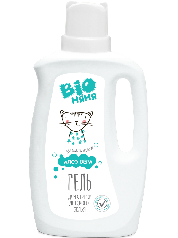 

Гель для стирки детского белья "Алоэ вера" - BIO няня 1000мл.